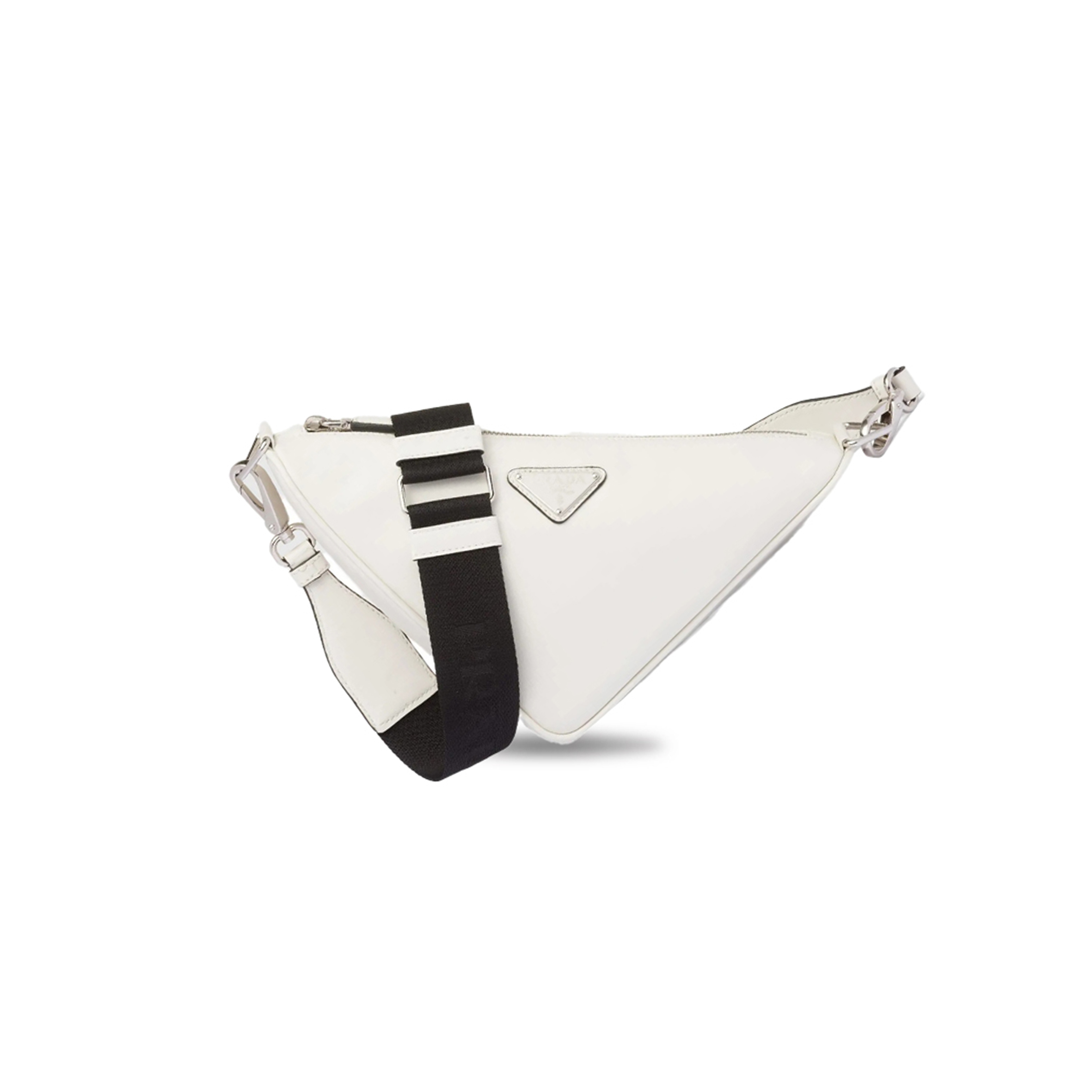 PRADA SOFT CALFSKIN TRIANGLE CROSSBODY BAG 1VH155  (26*15*12cm)